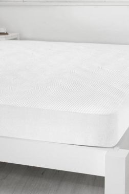 3D Kapitoneli Sıvı Geçirmez 160X200cm Fitted Çift Kişilik Alez - Çeyiz Diyarı