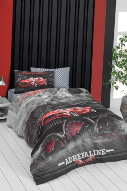 Adrenaline Genç Ve Çocuk Uyku Seti Kırmızı - Çeyiz Diyarı