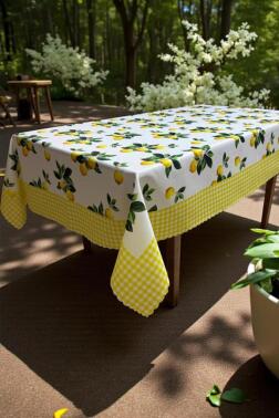 Akdeniz Dertsiz Masa Örtüsü 150x260 cm - Çeyiz Diyarı