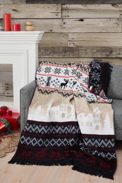 Albedo Çift Kişilik Pamuklu Battaniye - Çeyiz Diyarı