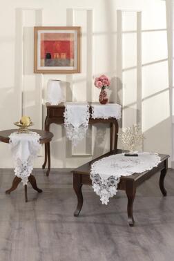 Alessa Salon Takımı 5 Parça Krem - Çeyiz Diyarı