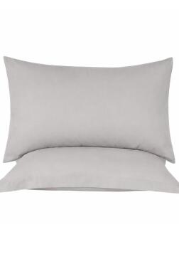 Almond 2'li Yastık Kılıfı Gri - Çeyiz Diyarı