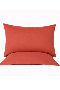 Almond 2'li Yastık Kılıfı Kiremit - Çeyiz Diyarı