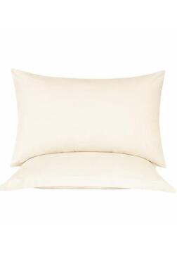 Almond 2'li Yastık Kılıfı Krem - Çeyiz Diyarı