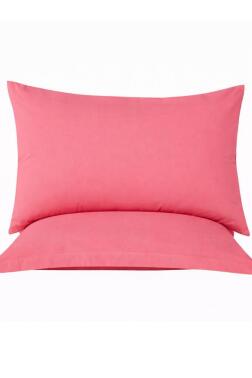 Almond 2'li Yastık Kılıfı Şeker Pembe - Çeyiz Diyarı