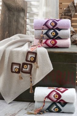 Angelina Pansy Bamboo El Yüz Havlusu - 6 Renk - Hobby