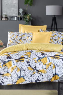 Anya Pamuk Saten Çift Kişilik Nevresim Takımı - Çeyiz Diyarı