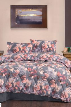 Arlo 6 Parça Comforter Çeyiz Seti Antrasit - Çeyiz Diyarı