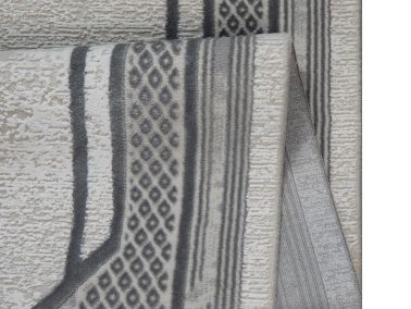 Asel Clasic Gri Bej Dikdörtgen Halı 160x230cm - Çeyiz Diyarı (1)