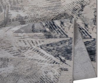 Asel Thress Mavi Bej Dikdörtgen Halı 160x230cm - Çeyiz Diyarı (1)