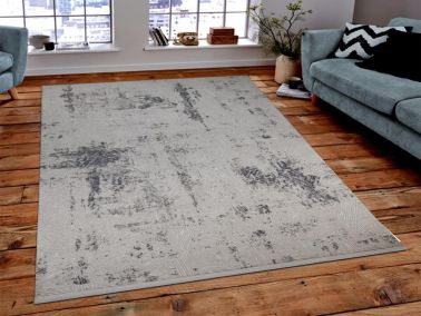 Asel Trigon Mavi Bej Dikdörtgen Halı 160x230cm - Çeyiz Diyarı