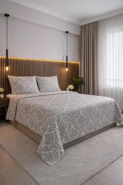Asır 3 Parça Çift Kişilik Yatak Örtüsü 235x245 cm - Çeyiz Diyarı