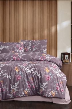 Atra 6 Parça Comforter Çeyiz Seti Gül Kurusu - Çeyiz Diyarı
