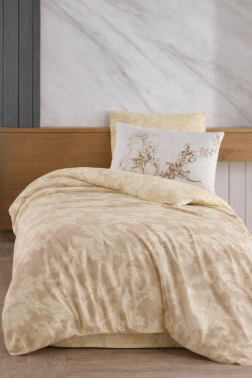 Avangarde Tek Kişilik Ranforce Nevresim Takımı Krem - Hobby