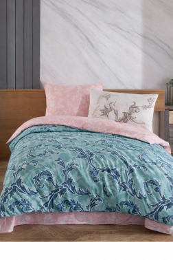 Avangarde Tek Kişilik Ranforce Nevresim Takımı Yeşil - Hobby