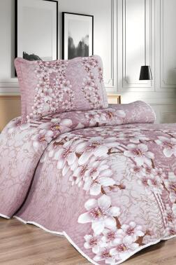 Avena Baskılı Kapitoneli Tek Kişilik Yatak Örtüsü - Çeyiz Diyarı