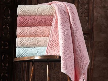 Ayçiçek Pamuklu 6 Lı El Yüz Havlusu - Çeyiz Diyarı