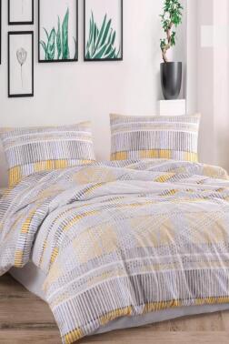 Ayçıl Tek Kişilik Nevresim Takımı Sarı - Çeyiz Diyarı