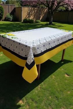 Azura Dertsiz Masa Örtüsü 150x150 cm - Çeyiz Diyarı