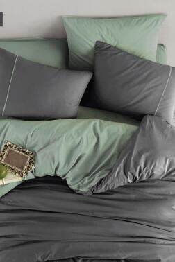 Babil %100 Pamuklu Çift Taraflı Çift Kişilik Nevresim Takımı - Çeyiz Diyarı