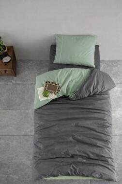 Babil %100 Pamuklu Çift Taraflı Tek Kişilik Nevresim Takımı - Çeyiz Diyarı