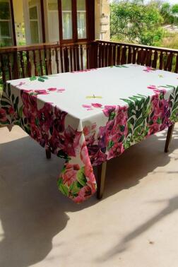 Bahar Dertsiz Masa Örtüsü 150x150 cm - Çeyiz Diyarı