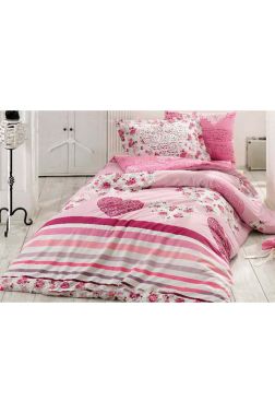 Bella Tek Kişilik Kapitone Nevresim Takımı Lila - Hobby