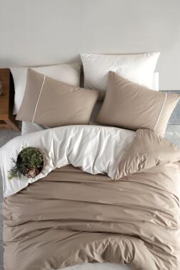 Bern %100 Pamuklu Çift Taraflı Çift Kişilik Nevresim Takımı - Çeyiz Diyarı