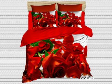 Best Class Dijital Baskılı 3d Çift Kişilik Nevresim Takımı Frond - Çeyiz Diyarı