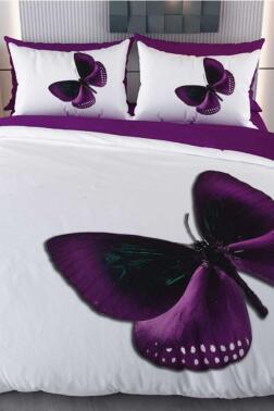 Beyaz Gece Mikro Saten 3D Dijital Baskılı Çift Kişilik Nevresim Takımı - Çeyiz Diyarı