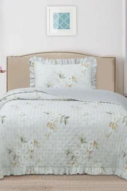 Breeze Bahar Çiçekleri Tek Kişilik Yatak Örtüsü 180x240 - Çeyiz Diyarı
