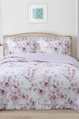 Breeze Çiçek Fısıltısı Çift Kişilik Yatak Örtüsü 240x260 - Çeyiz Diyarı