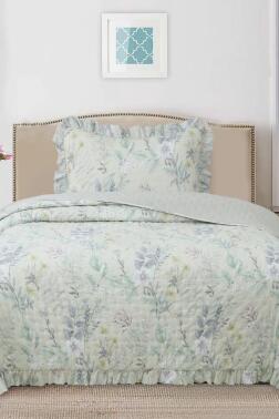 Breeze Orman Çiçekleri Tek Kişilik Yatak Örtüsü 180x240 - Çeyiz Diyarı