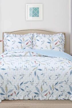 Breeze Serin Sabah Çift Kişilik Yatak Örtüsü 240x260 - Çeyiz Diyarı