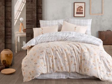 Carmen Tek Kişilik Pike Takımı Krem - Çeyiz Diyarı