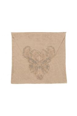 Carolina Kadife Bohça Zarf Kahve - Çeyiz Diyarı