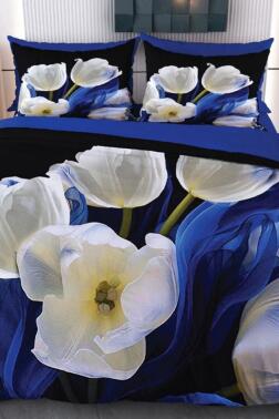 Casper Mikro Saten 3D Dijital Baskılı Çift Kişilik Nevresim Takımı - Çeyiz Diyarı