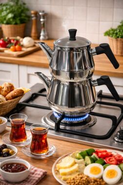 ÇETCOOK DAMLA ORTA BOY ÇAYDANLIK - 