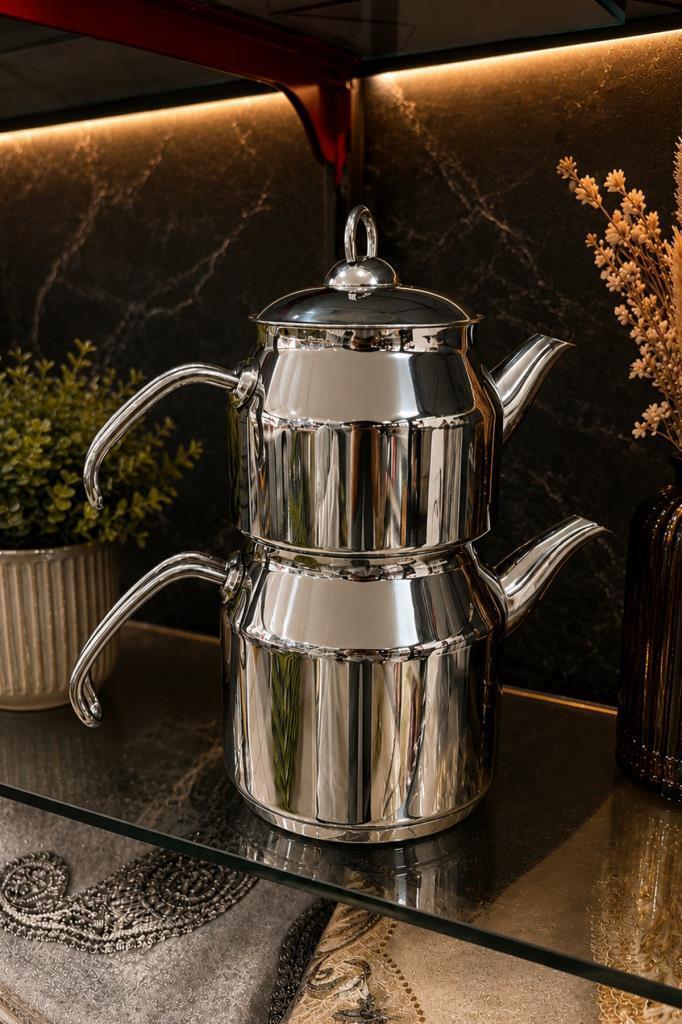 ÇETCOOK Elit Metal Kulp Büyük Boy Çaydanlık