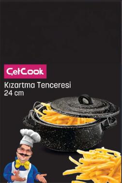 ÇETCOOK KIZARTMA TENCERESİ 24 CM - 