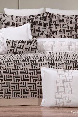 Çeyiz Diyarı Anastasia 10 Parça Çeyiz Seti Siyah Cappucino - Çeyiz Diyarı