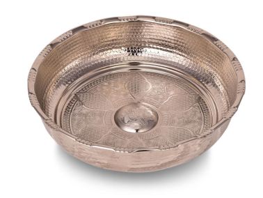 Çeyiz Diyarı Bakır Kurnacı Hamam Tası 14 Cm - 2