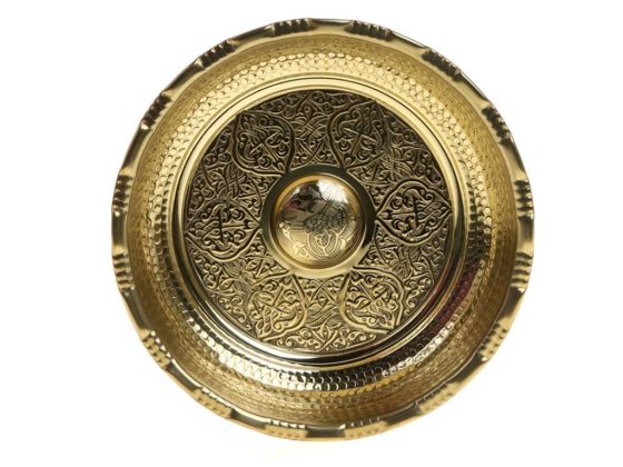 Çeyiz Diyarı Bakır Kurnacı Hamam Tası 16 Cm - Çeyiz Diyarı (1)