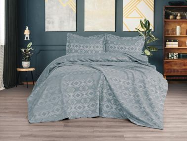 Çeyiz Diyarı Brina 3 Parça Yatak Örtüsü Takımı Maldiv - Çeyiz Diyarı