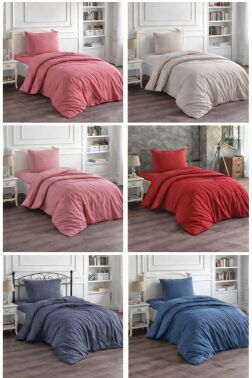 Çeyiz Diyarı Brush 3 Parça Tek Kişilik Nevresim Takımı - Çeyiz Diyarı