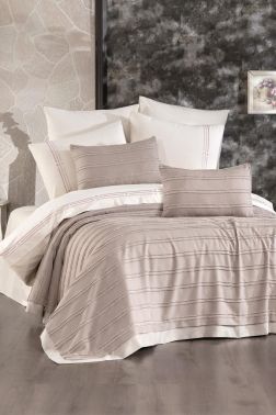 Çeyiz Diyarı Carla 9 Parça Çeyiz Seti Cappucino - Çeyiz Diyarı