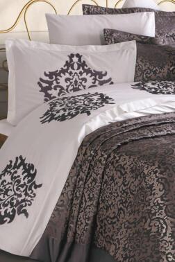 Çeyiz Diyarı Carmen 10 Parça Çeyiz Seti Gri - Çeyiz Diyarı