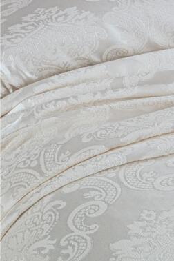 Çeyiz Diyarı Crown Yatak Örtüsü Krem - Çeyiz Diyarı (1)