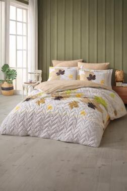 Çeyiz Diyarı Doğa Dört Mevsim Çift Kişilik Nevresim Takımı - Çeyiz Diyarı