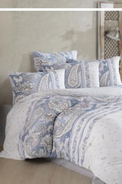 Çeyiz Diyarı Esin Çift Kişilik Lastikli Çarşaflı Nevresim Takımı - Çeyiz Diyarı